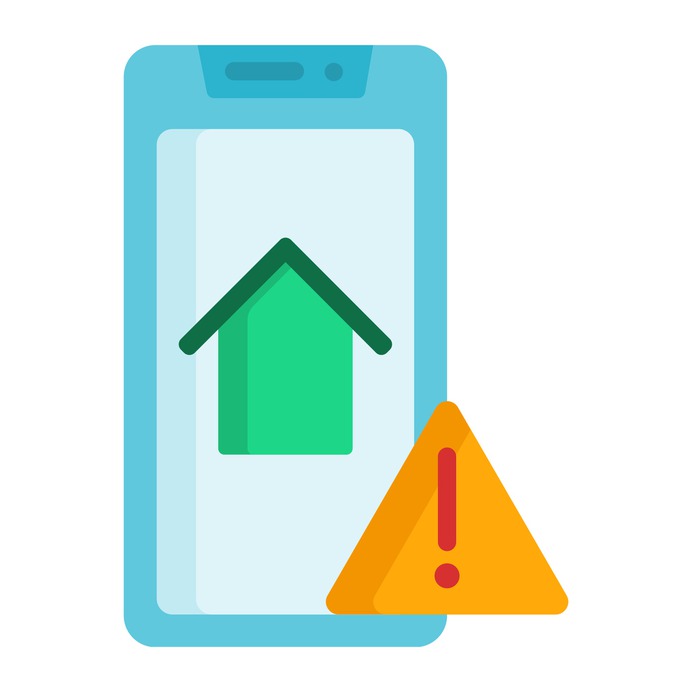 See more icon inspiration related to furniture and household, smart home, real estate, mobile phone, warning, house, buildings, home, smartphone, security and cellphone on Flaticon.