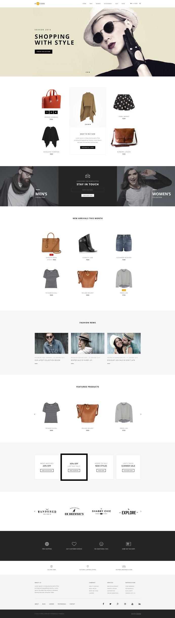 H-Code #Responsive & #Multipurpose #OnePage and #MultiPage #Template For #Shopping by #ThemeZaa http://goo.gl/ygs4kX