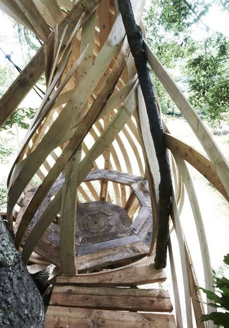 Dartmoor Treehouse by Jerry Tate Architects #furniture