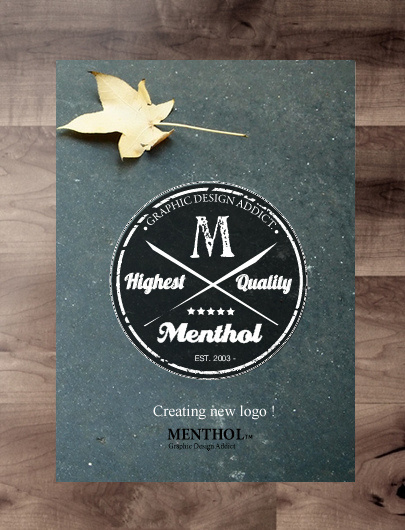 creating #logotype #typographics #book #menthol #colour
