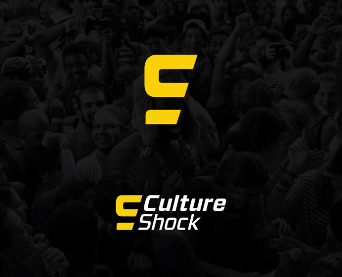 Culture Shock Music Festival - Robbie Junge #shock #festival #yellow #black #college #culture #purchase #music #logo