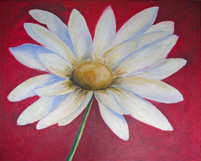 daisy painting & daisy paint by number #painting