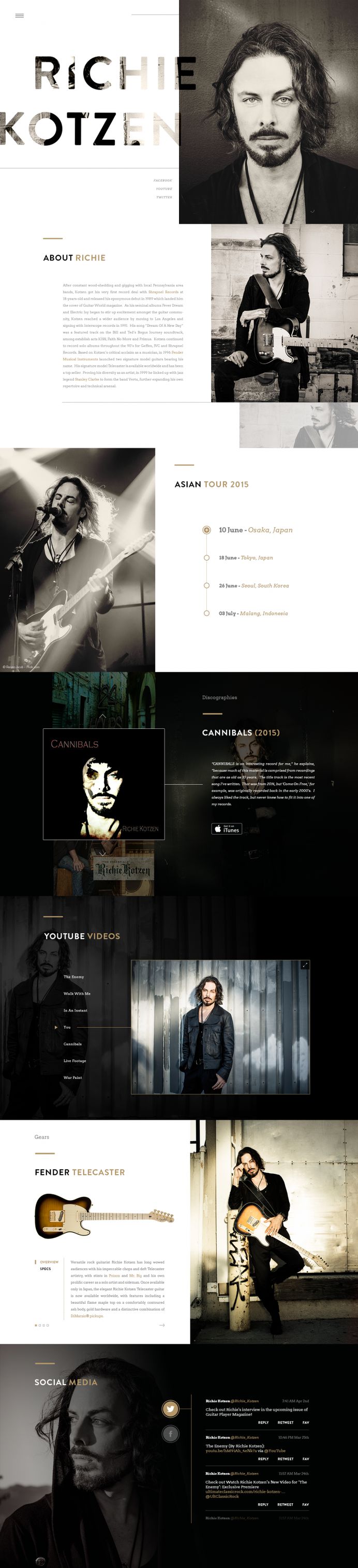 Richie Kotzen Website by Tulus Driyo