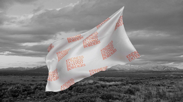 Flags of America Design - Mindsparkle Mag Anjela Freyja designed Flags of America. When migrants venture through the desert in hopes to arrive to America, they do out of desperation and the necessity for health and refuge. #logo #packaging #identity #branding #design #color #photography #graphic #design #gallery #blog #project #mindsparkle #mag #beautiful #portfolio #designer