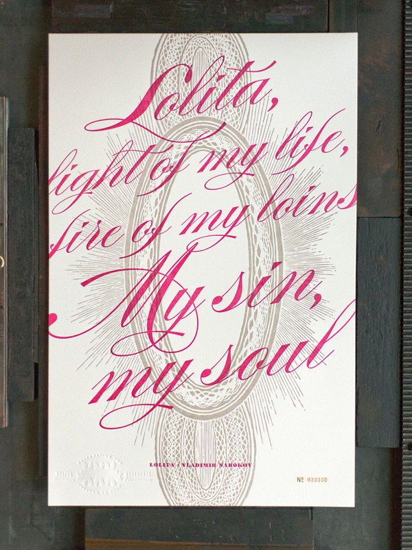 Banned Books Week Broadsides and Posters #pink #print #letterpress #typography