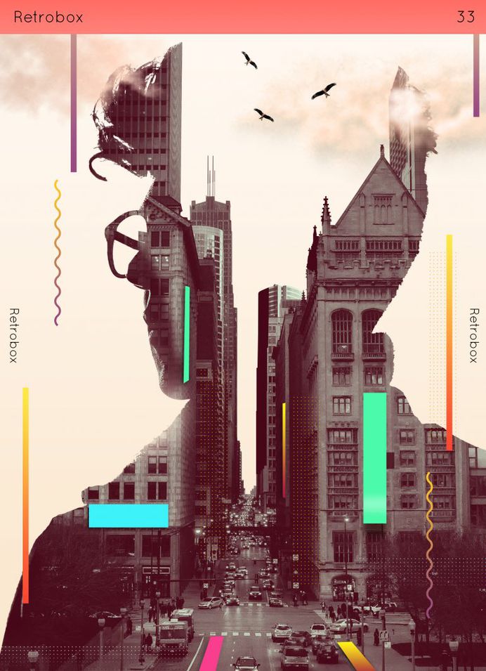 Double Exposure Poster