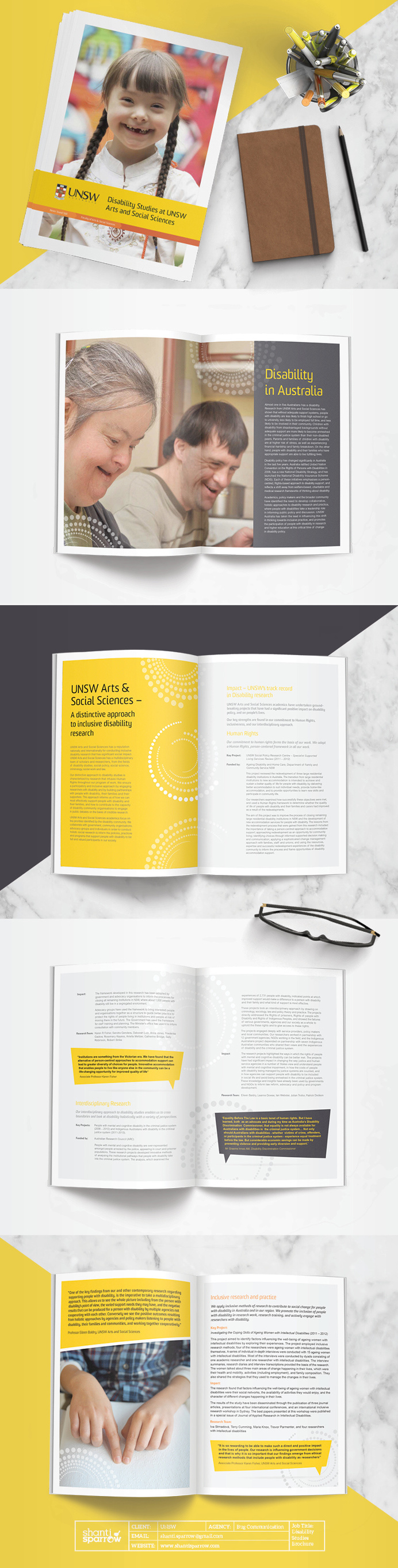 Design by Shanti Sparrow Client: UNSW Project Name: Program Brochure #Design #graphicdesign #layout #magazine #typography #branding #graphi