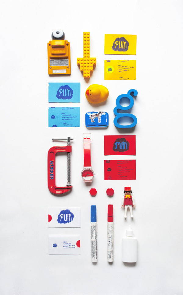 Studio Business Cards By Estudio Pum #business #branding #card #design #graphic #identity