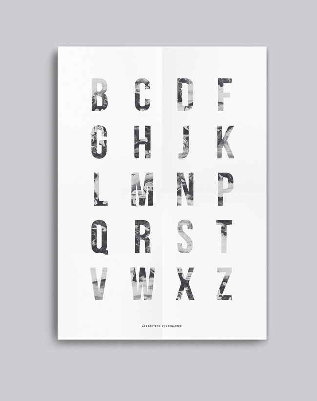 #Poster #Typography #Layout #Graphicdesign #Design #Marble #Marbled #Water marble - Christine Jansson