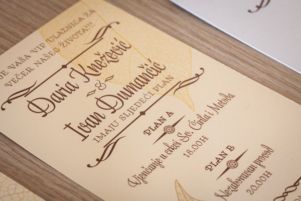 Daria & Ivan Wedding identity and invitations #leo #branding #ivan&daria #design #graphic #vinkovic #identity #wedding
