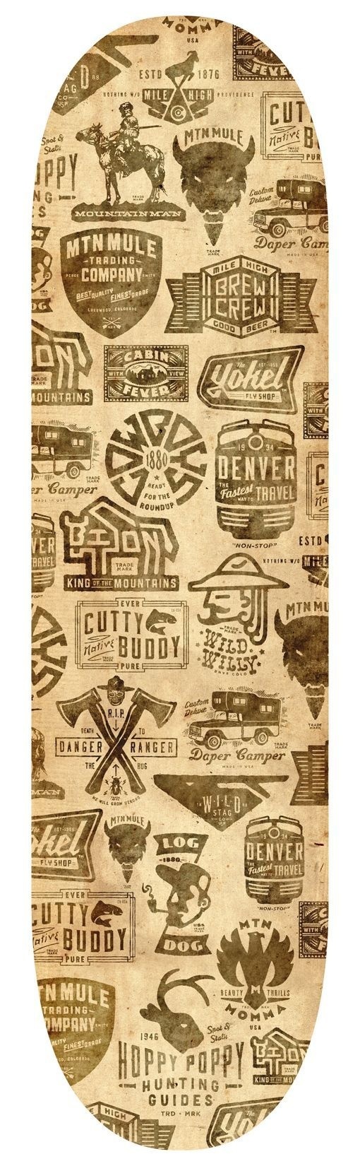 Jeremy Pruitt: Bordo Bello SkateÂ Deck #skateboard #illustration