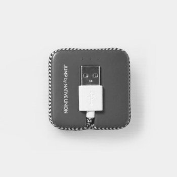 Power up your phone and charger on the go with this cable battery duo. #design #travel #charger #product #industrial #outdoor