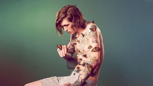 on beauty: Edun SS 2012 Campaign #spring #campaign #edun #butterfly #tattoo #tatoo #summer #grunge #fashion #man