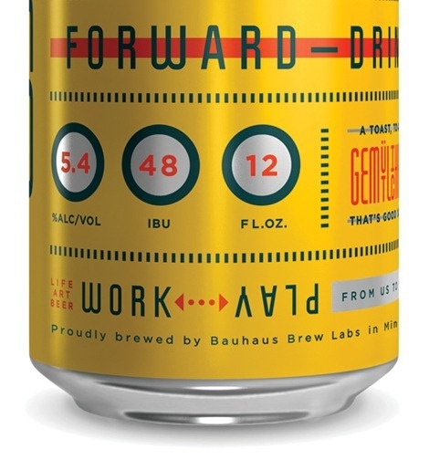 Bauhaus Brew Lab Cans #packaging #beer #can #label