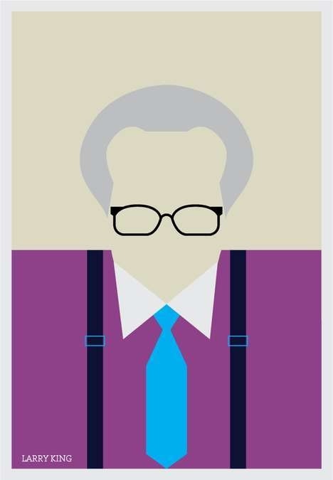 Larry King #minimalistic #movies #design #graphic #posters #minimal #poster #minimalist