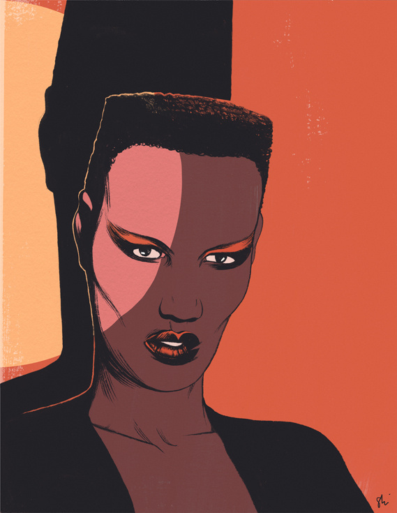 Slave To The Rhythm - Cun Shi | Home #portraits #illustration #grace #jones