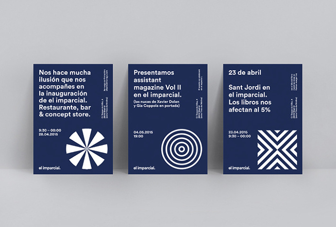 el imparcial. by Xavi Martinez #print #graphic design #card