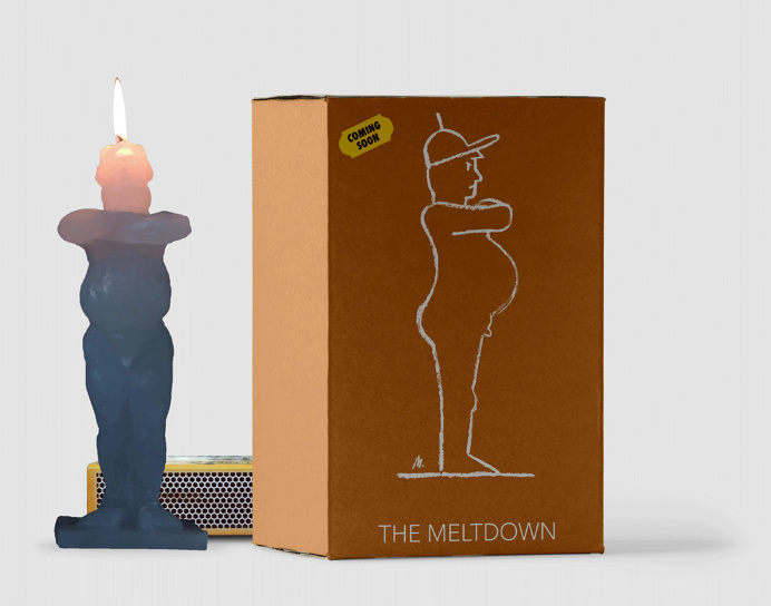 The-meltdown #sculpture #fun #candle #illustration #trump #animation