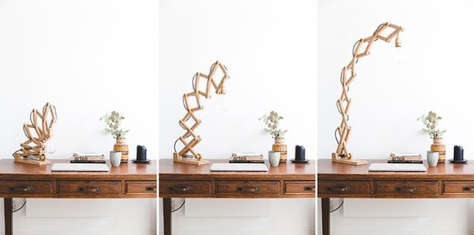 Crane: Kinetic Lamp - IPPINKA Matt Gilbert founded Animaro, a furniture design studio, to bring furniture to the market that speaks to old
