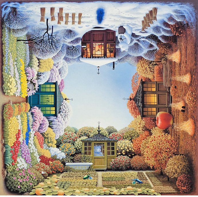 Four Sides Rooms and Gardens Paintings