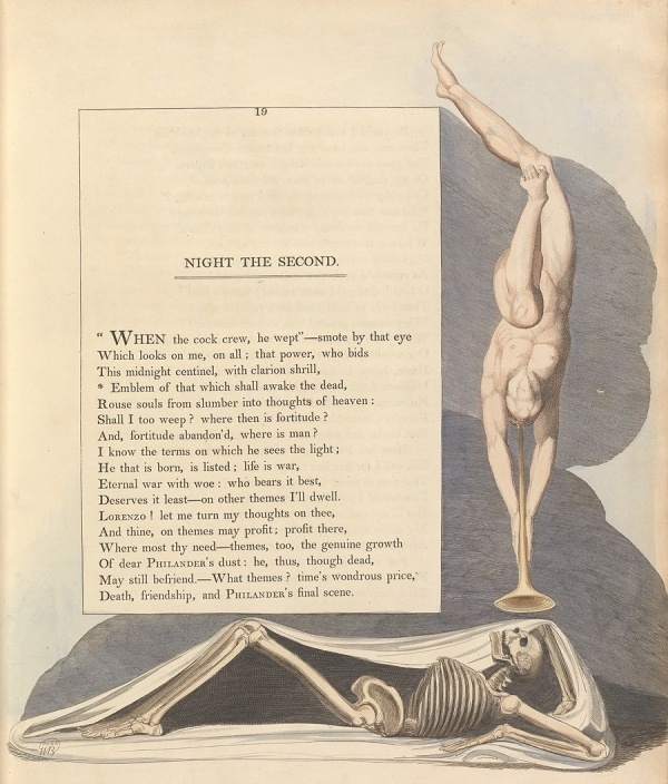 Night Thoughts of William Blake - 50 Watts #illustration