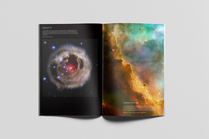 Hubble 25 Years On Book Design – Deivid Cole