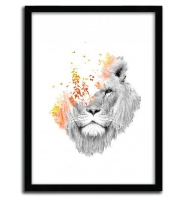 If I roar (The King Lion) by Budi Satria Kwan #print #art
