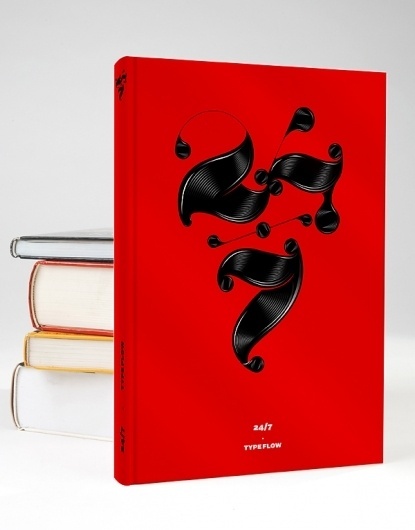 24/7_Type Flow on the Behance Network #book #karol #gadzala #illustration #poland #type