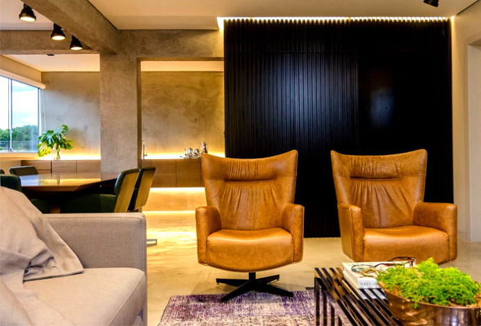 Attractive Apartment in Brazil - interior design, interior, #decor, home decor, home #design, #interiordesign