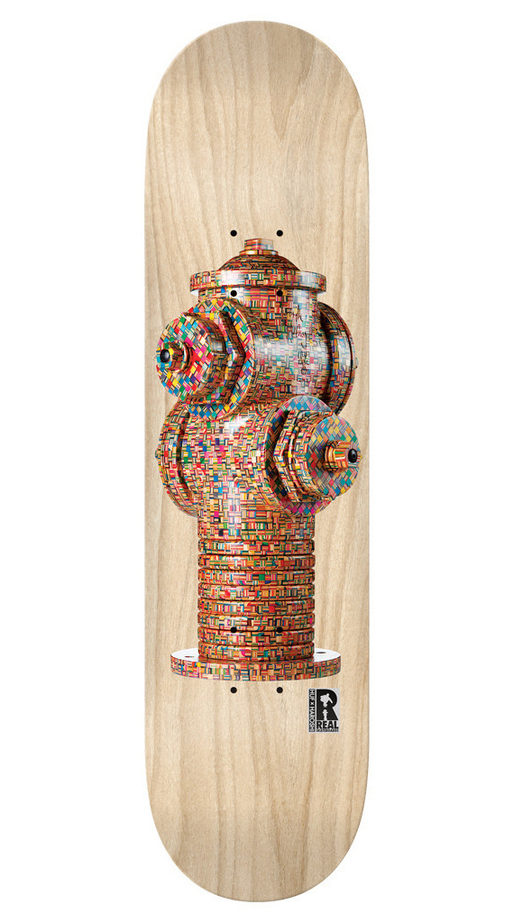 real huf haroshi hydrant skateboard deck 03