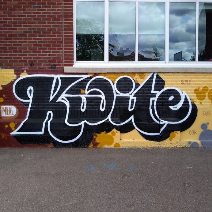 Typography tribute to a favorite 70s label design; 'Kwite Wet' by Deshler Products, Ohio. Another notch in this love affair with letters. --- #mealism #utscrew #kaosinc #graffiti #typography #70stypography #vintagedesign #simplestyle #earthtones #blackandwhite #classicstyle #vintagetype #letterfiend #funkism #ultimatelythesketch
