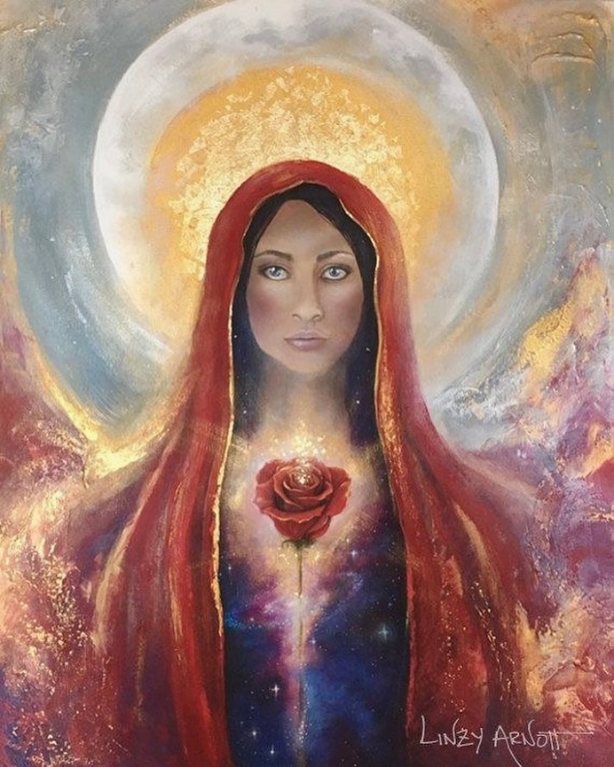 ᎷᎪᎡY ᎷᎪᏩᎠᎪᏞᎬNᎬ I am the Essence of Divine Feminine Consciousness rising within you. I pierce through the veils at this #magdalenarising #moonsisterstemple #goddessrising #priestesspath #marymagdalene