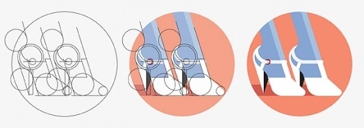 Erica Dorn #diagram #illustration #geometry #shoes
