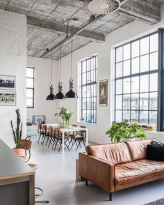 Industrial home decor ideas for your city loft | www.delightfull.eu/blog | #loft #industrial #homedecor