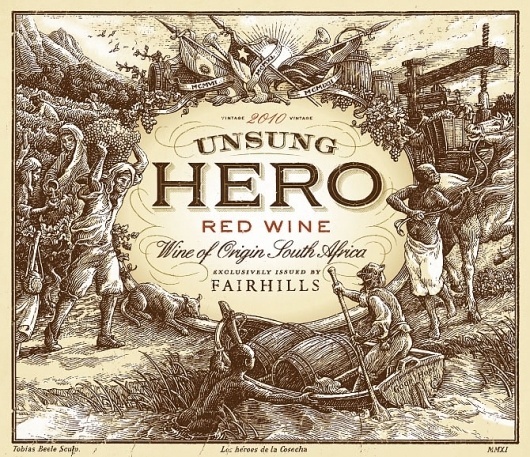 Origin Wines Unsung Hero - Simon™ / Bespoke Package Design & Branding #type #label