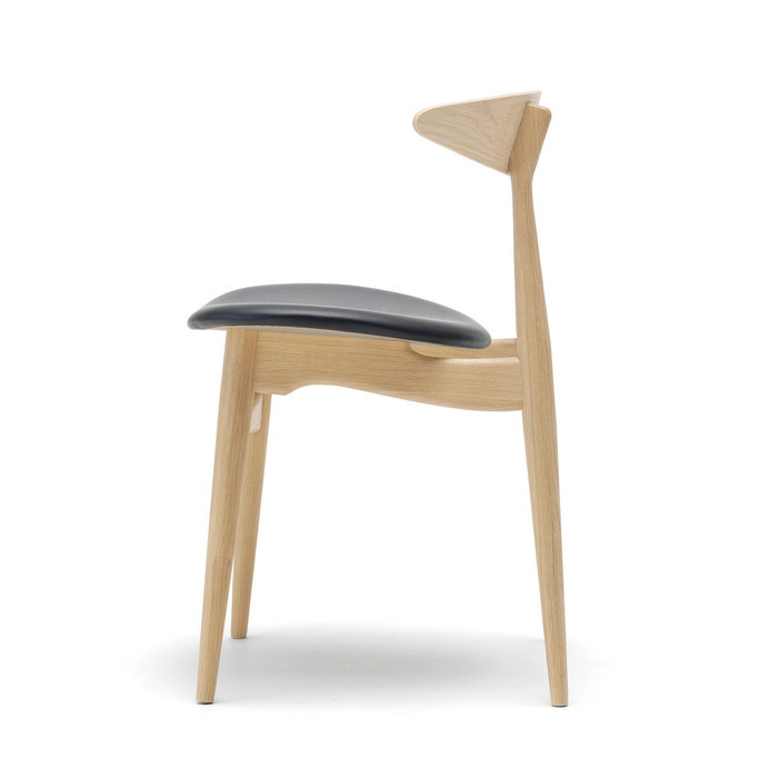 Carl Hansen - CH33, Eiche geölt / Leder schwarz (Loke 7150) - Einzelabbildung #chair