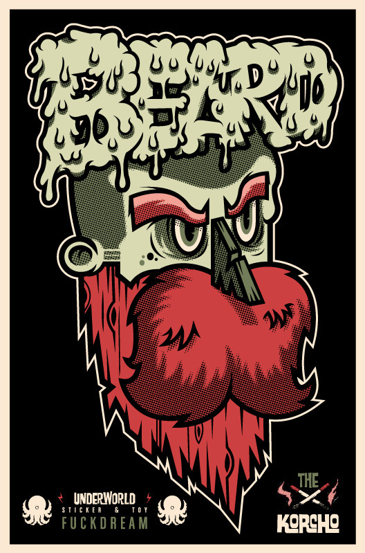 BARBA II en Behance #beard #korcho #ilustracin