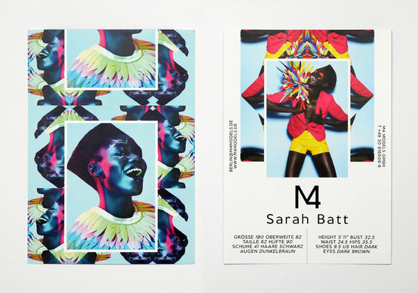 Eps51 graphic design studio: m4 models SedCards #poster