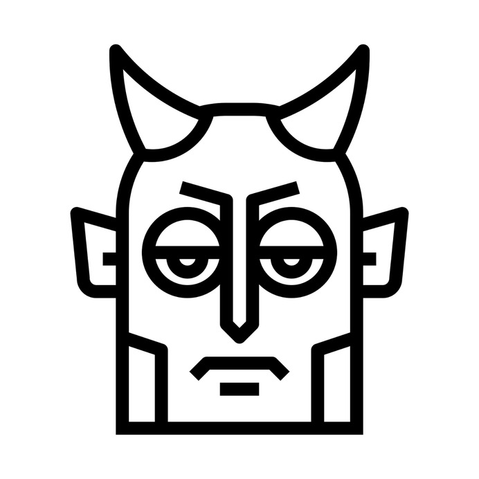 See more icon inspiration related to halloween, devil, cultures, spooky, scary, mask, oriental and avatar on Flaticon.