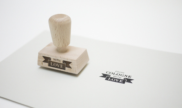 From Cologne with love on the Behance Network #identity