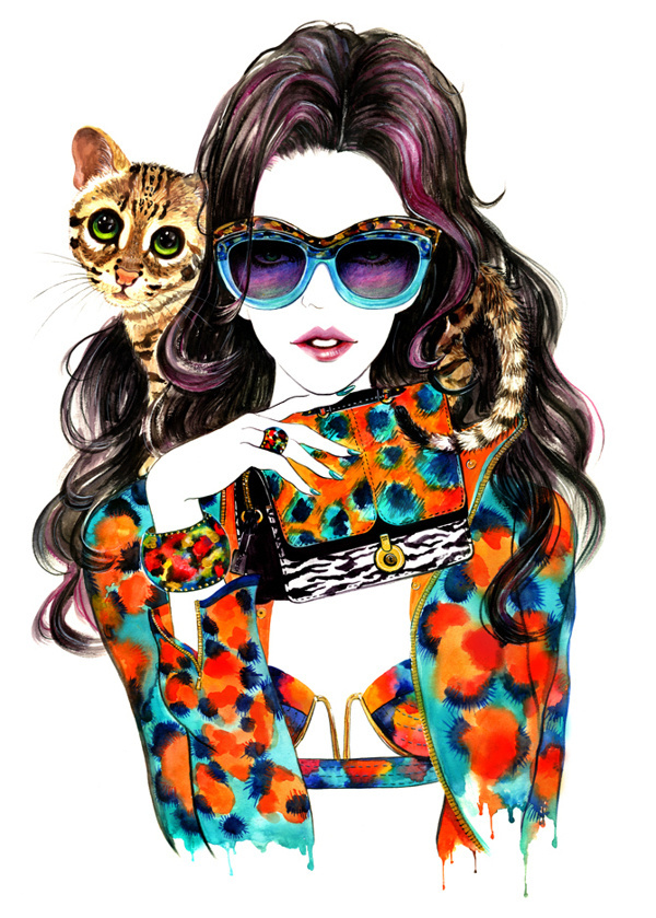 50 Beautiful Fashion Illustrations #fashion #beautiful #illustrations