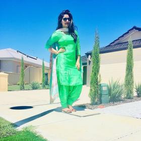 Beautiful Green Punjabi Suit Designs For Women Online