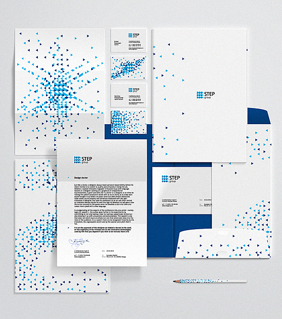 STEP on Behance #identity #stationery