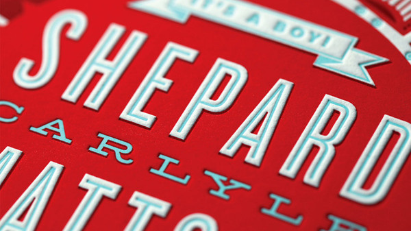 Mattson Creative #type #embossing