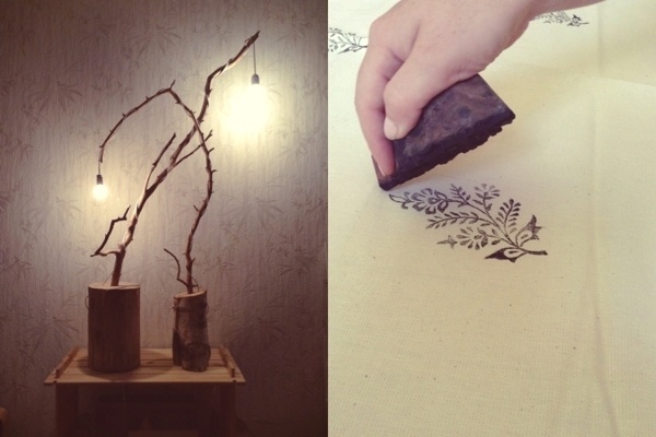A + K on Behance #wedding #lamp #decor