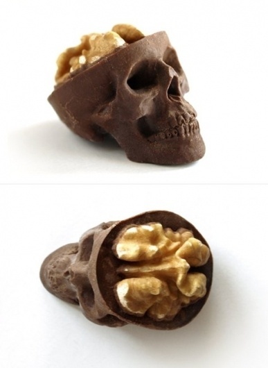 WALNUT BRAINS X CHOCOLATE SKULL | AnOther Loves #walnut #brain #chocolate #candy #skull
