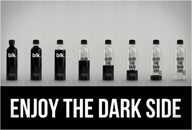 Black Spring Water Is Healthy; Looks Disgusting #blk #water #mineral #packaging #dark