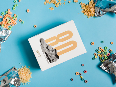 Victor Cruz x Nike x Kith Treats Cereal Box by High Tide NYC #design #packaging #sneakers
