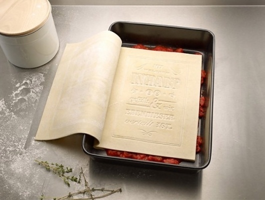Primeiro livro de receitas comestível do mundo #book #food #typography