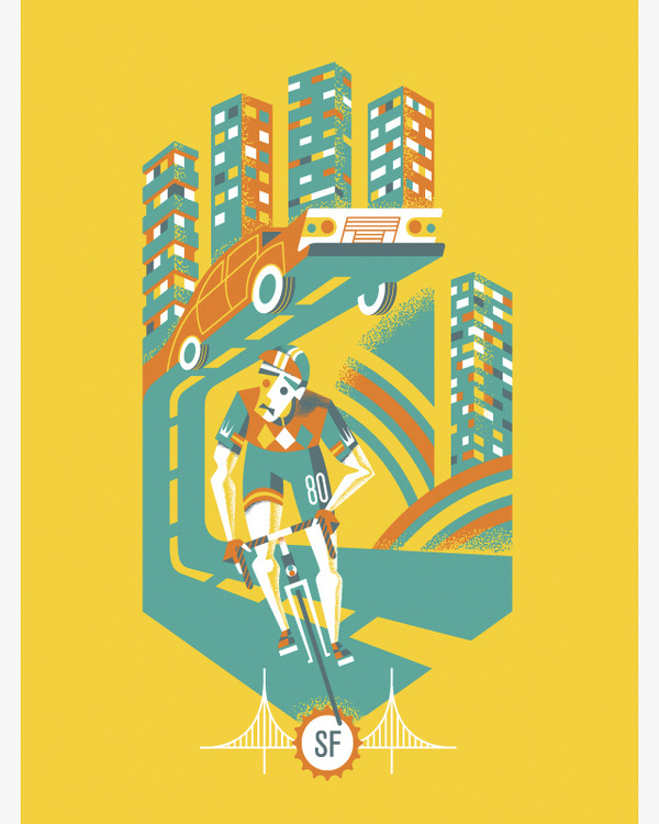 Javier Garcia Design // Work #illustration #bike